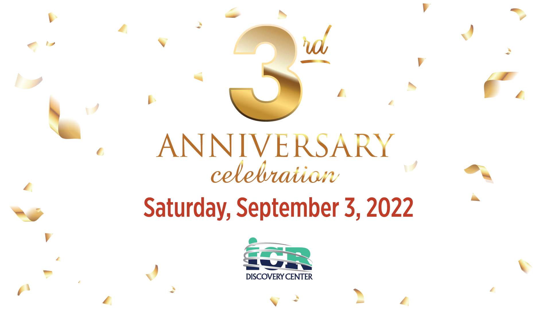 Celebrate our 3 year Anniversary with us at the ICR Discovery Center on July 4