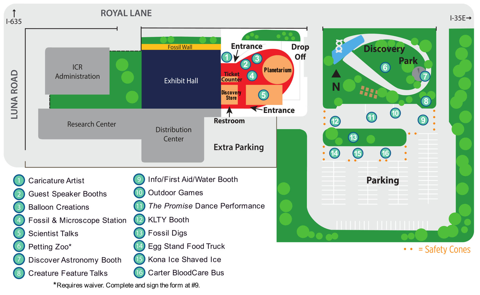 DC 3rd Anniversary Event Activity Map