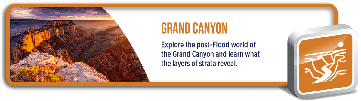 Grand Canyon: Explore the post-Flood world of the Grand Canyon and learn what the layers of strata reveal.