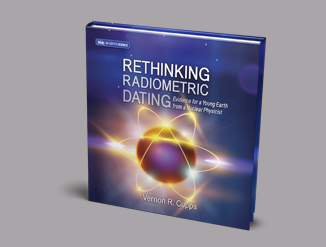 An image of the front cover of the Radiometric Dating book